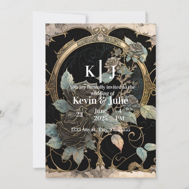 Convite Flores Encantadoras (Frente)