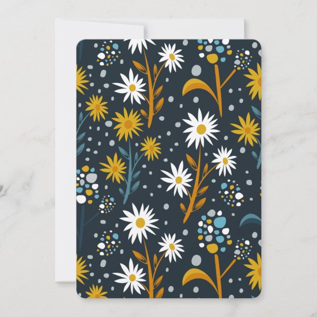 Convite Flores estéticas (Frente)