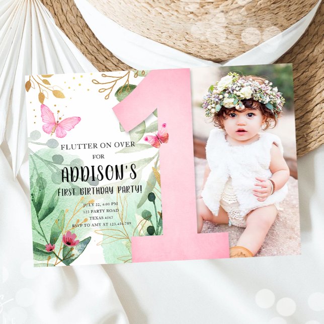Convite Flores Florestais De Jardim De Borboletas 1rua Pri (Criador carregado)