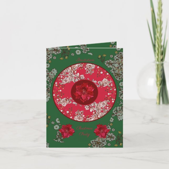 Convite Flores para o Natal (Frente)