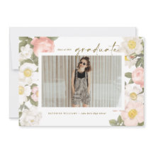 Flores Pastel Vintage Branca Fotografia Graduação