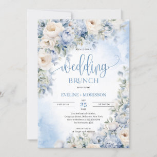 Convite Flores poeirentas de inverno, flores de marfim, br