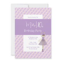 Flores Púrpuras Florais Fadas 10º Aniversário