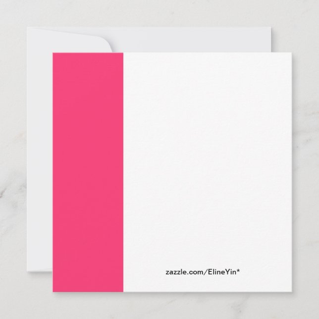 Convite flores rosa azáleas festa de Natal (Frente)