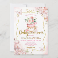 Flores Rosa Escamosas Flores Borboletas Chá de fra