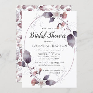 Convite Flores Rosa-Moluva-Molha-Mola Deixam Chá de panela