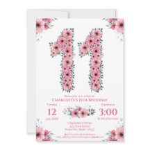 Flores Rosa Rosa-Rosa-de-Aniversário Grande 11