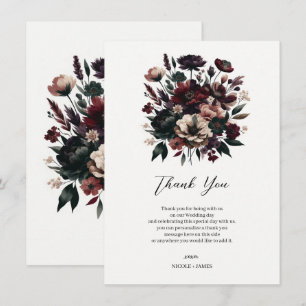 Convite Flores Rústicas e Temperamentais para Casamento Bo