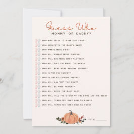 Convite Flores Selvagens Adivinham Quem Joga O Chá de fral