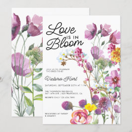 Convite Flores Selvagens | Chá de panela Boho