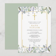 Flores Silvestres Aquarela Floral Batismo Batizado