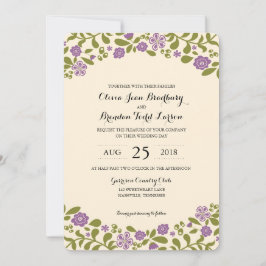 Convite Flores silvestres | Casamento