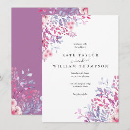 Convite Flores Silvestres Country Casamento Floral