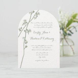 Convite Flores Silvestres Florindo Casamento Encantamento