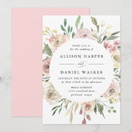 Convite Flores Sutis | Casamento