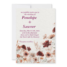 Flores Tropicais de Aquarela e Casamento Verde I