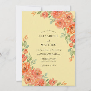 Convite Florescer de Coral Casamento