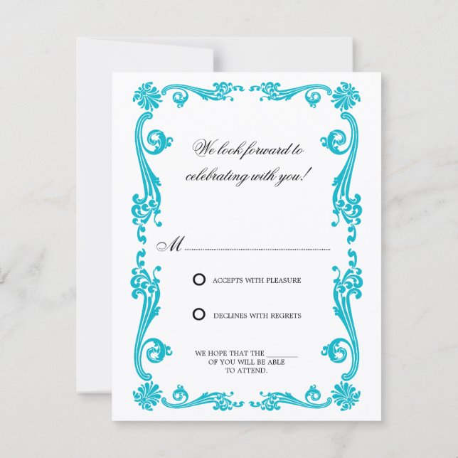 Convite Florescimento Cosmopolita e Ondas RSVP (Verso)