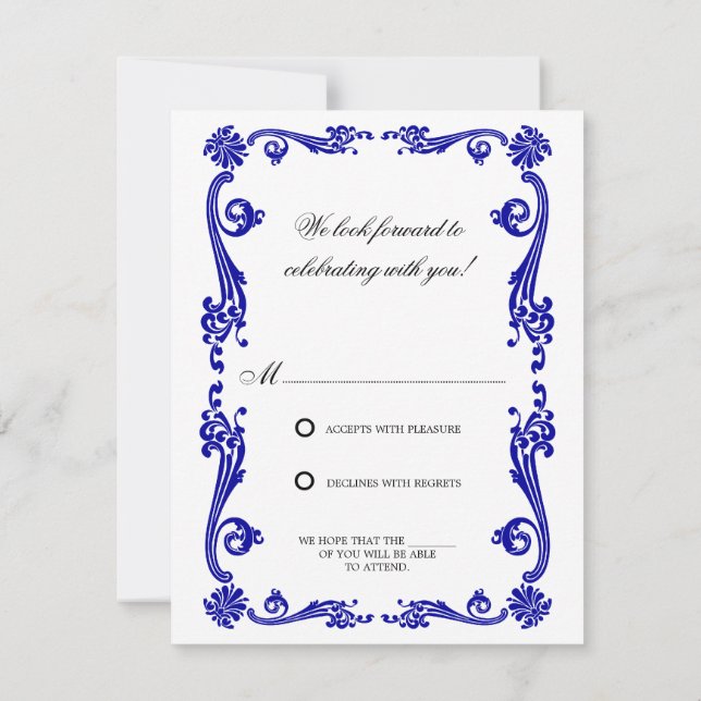 Convite Florescimento Cosmopolita e RSVP de Ondulações (Verso)