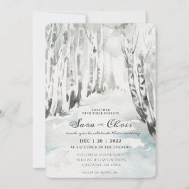 Convite Floresta | Birch Forest Watercolor