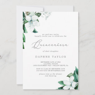 Convite Floresta Cinceañera