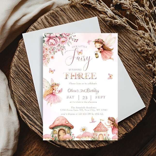 Convite Floresta de aniversário de 3 anos de Lama de Cogum (Criador carregado)