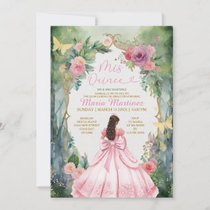 Convite Floresta de Laço Rosa, Vestido Verde Sage Mis Quin