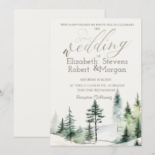 Convite Floresta de Pinheiros, Luzes de Corda Casamento