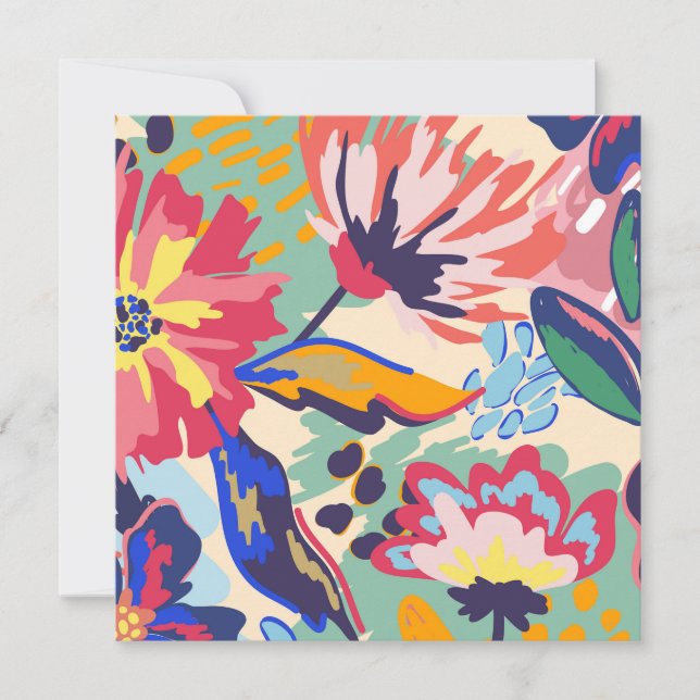 Convite Floresta e rosas (Frente)