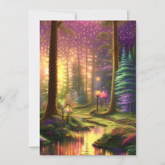 Convite Floresta Encantada (Frente)