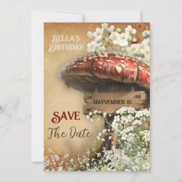 Convite Floresta Encantada Save the Date – Fada Mística