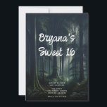 Convite Floresta Escura ao Crepúsculo Sweet 16<br><div class="desc">Personalize do jeito que você quiser.</div>