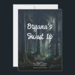 Convite Floresta Escura em Twilight Sweet 16<br><div class="desc">Personalize como quiser.</div>