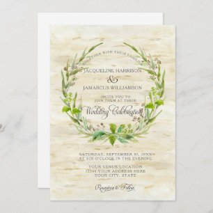 Convite Floresta Floresta Madeira Madeira Madeira BOHO Lat