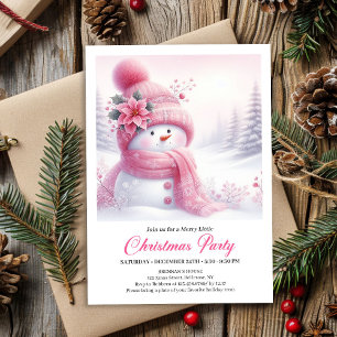 Convite Floresta Nevada Rústica Natal Crianças Imprimível