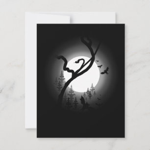 Convite Floresta Noturna Encantada