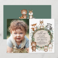 Floresta Whimsical Woodland Animal Selvagem Um Ani