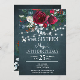 Convite Flórida elegante de inverno, 16