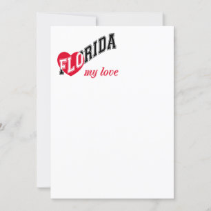 Convite Flórida meu amor