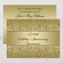 Flourish Golden 50º Aniversário de Casamento