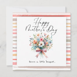 Convite Flower bouquet Happy Mother’s Day