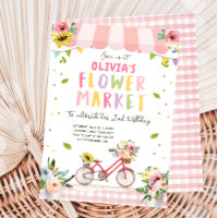 Flower Market Cultivando Fazendeiros Rapariga Aniv