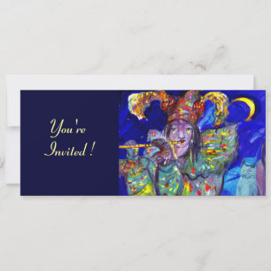 Convite FLUTIS EM BLUE Party Program