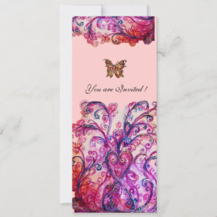 Convite FLUXAS QUÍMICAS rosa-claro roxo