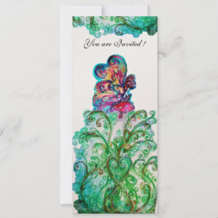 Convite FLUXOS QUÍMICOS E ELF-Púrpura, vermelha, azul