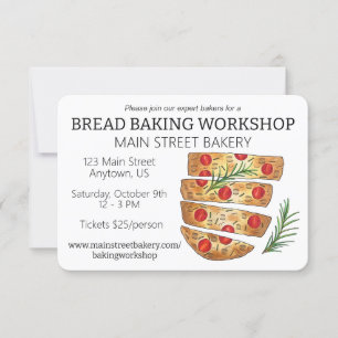 Convite Focaccia Bread Breadmaking Workshop