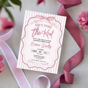 Convite Fofa Ela Está Casando Rosa Branco Chá de Noiva