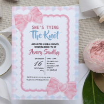 Fofa Ela Está se Casando Rosa Azul Chá de Noiva