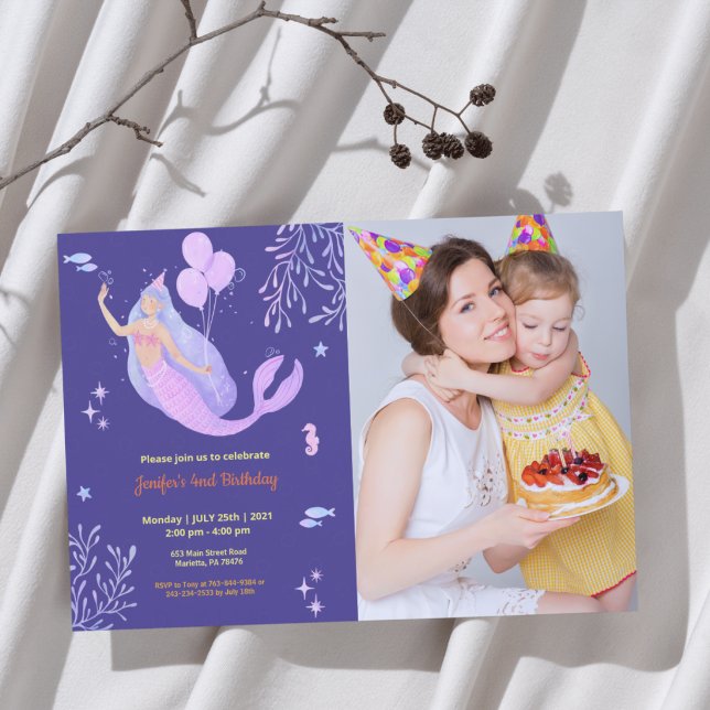 Convite Fofa Engraçada | Foto de Aniversário Infantil (Criador carregado)