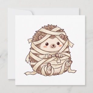 Convite Fofa Fantasia de Mamãe Ourico Halloween Ilustração